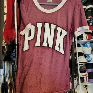 PINK scoop neck tee